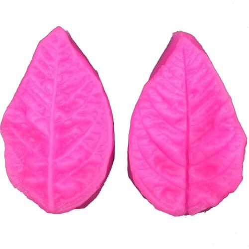 Leaves Shape Embossed fondant silicone mold kitchen baking chocolate pastry candy Clay making cupcake lace decoration tool F0117