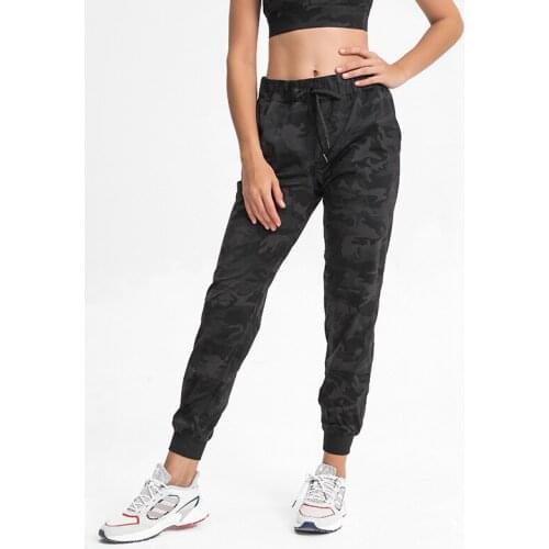 Winter Women Yoga Pants Naked Feel Waist Drawstring Sports Joggers Soft Stretchy Workout Gym Exercise Joggers with Pocket