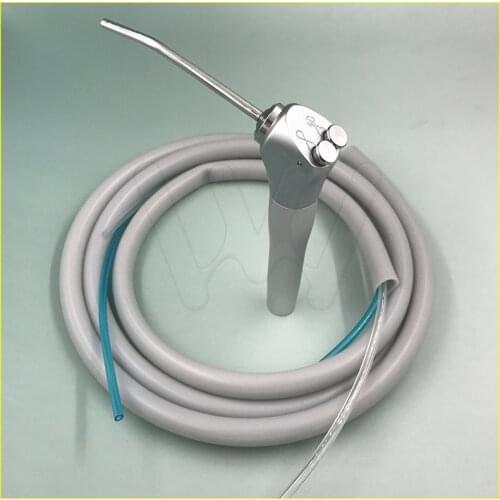 Dental Air Water 3-Way Syringe Triple Spray&2pc Nozzle Tip&Tubing/Tube Pipe Hose