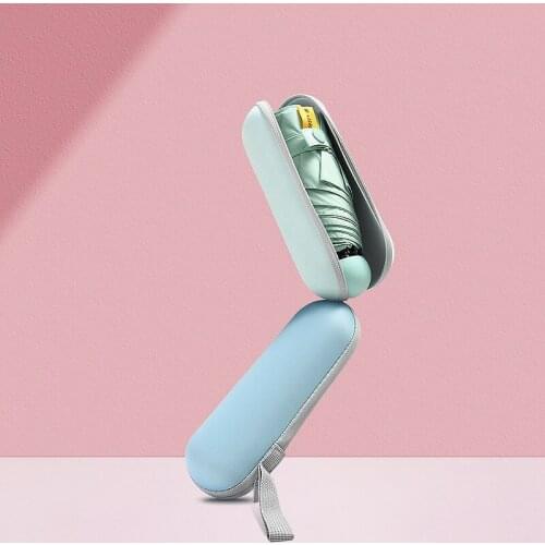 S Umbrella 50 Fold Pocket Sunscreen Upf50+ Compact And Convenient Sun Umbrella Womens Anti Ultraviolet Sunshade Black Glue