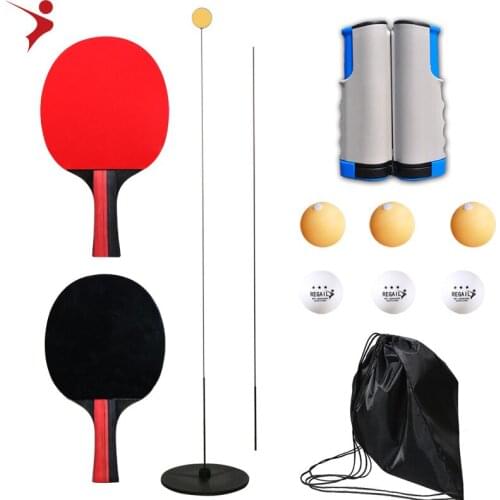 Regail table tennis trainer 13-piece automatic telescopic table tennis net frame set anti-myopia childrens toys