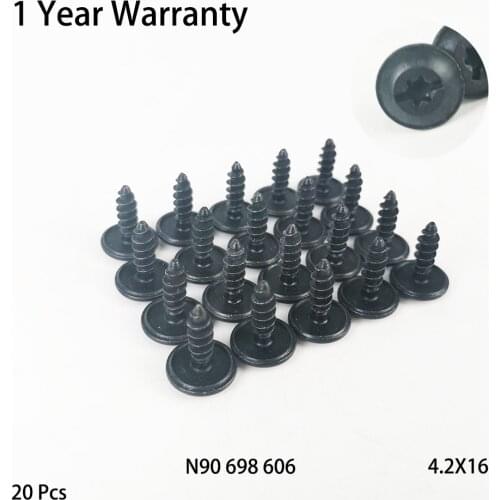 20pcs Car Fender Screw for VW Audi 4.2X16 N90698606 N90 698 606