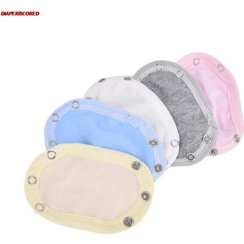 4Pcs/Set Lovely Baby Boys Girls Kids Jumpsuit Diaper Lengthen Extender Extension Solid Soft Jumpsuit Bodysuit Extender