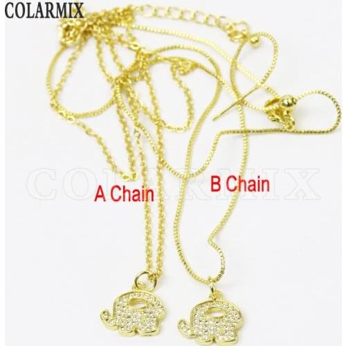 6 Pcs Elephant Pendant necklace Fashion jewelry pendant Necklace Annimal jewelry necklace 7481