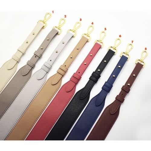 96cm Bag Strap Handbag Straps Replacement Parts Bag Belts Leather DIY Handmade Black Handles for Women Shoulder Bags Accessories