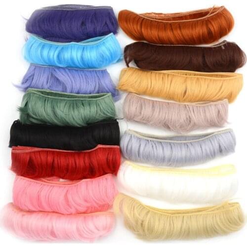 Fringe Hair Wigs Dolls Doll Accessories Handmade Short Hair Curly Doll Tress Msiredoll Extension Curly Doll hair Wig Accessory