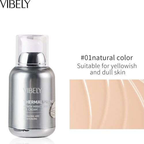 Base Cream Liquid Face Concealer Long Lasting Acne Cover Smooth Oil Control Foundation Face Cream Woman Make Up Cosmetic TSLM1