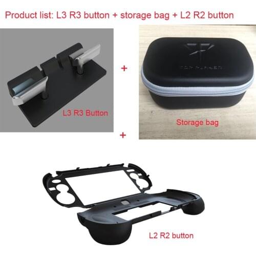 For PSV1000 PSV 1000 L3 R3 Hand Grip Game Console Stand Case with L2 R2 Trigger Button for PS VITA 1000 Storage bag streaming