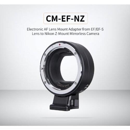 Commlite Lens Adapter Mount Auto Focus AF For Canon EF EF-S Lens To Nikon Z Mount Mirrorless Cameras Z6 Z7 Camera Lens Adapter