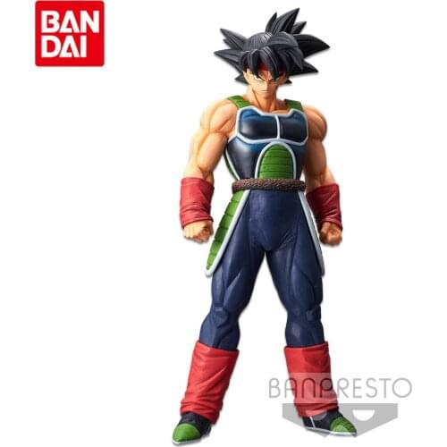 Bandai Genuine Dragon Ball Z Grandista Nero Burdock Double Head Anime Action Figure Model Toys Ornaments Gifts for Birthday