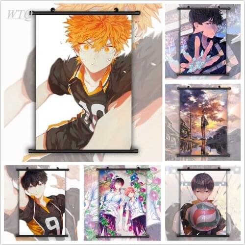 Haikyuu!! Kageyama Tobio X Hinata Shouyou HD Print Wall Poster Wall Poster Canvas Painting Wall Decor Wall Art Picture Home Deco