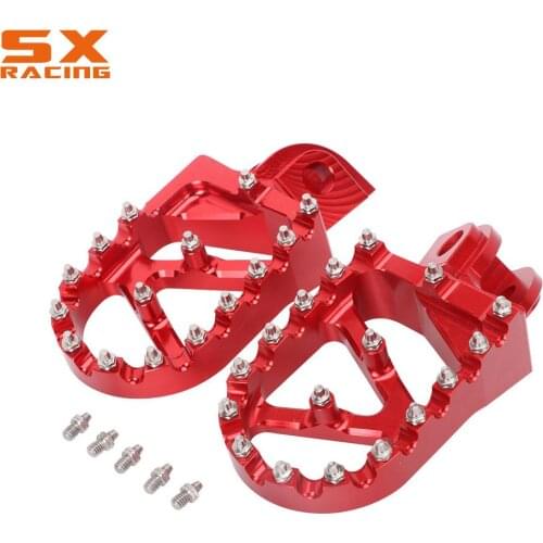 Motorcycle CNC Foot Pegs Footpegs For Beta 200RR 300RR 2T 350RR 390RR 400RR 430RR 450RR 480RR 498RR 520RR 4T 2010-2018 Aluminum