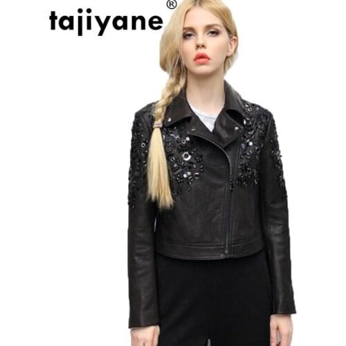 Real Genuine Leather Jacket Korean Sheepskin Coat Short Slim Autumn Winter Jacket Women Clothes 2021 Chaqueta Mujer ZT1192