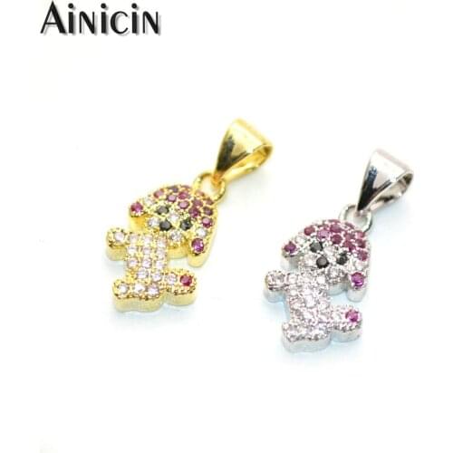 Lovely Dogs 10x15mm Pocket Size Animal Charm Pendants Fashion Girl Women Jewelry Making Findings #GD