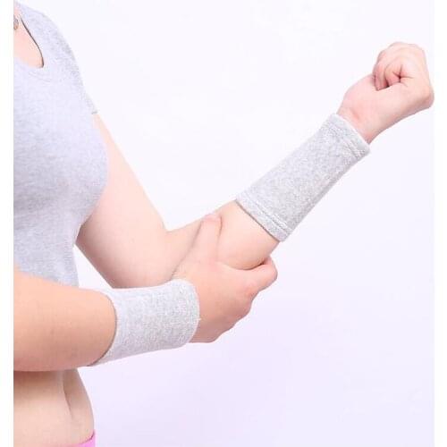 Wholesale Bamboo Charcoal Wristband With Four Sides Elasticl Breathable And Sweat Absorbing