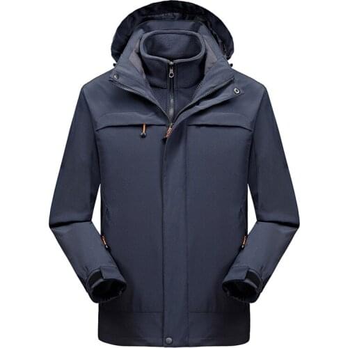 2021 Autumn Winter Jacket Coat Men Outdoor Windproof Waterproof Multi-function Warm Overcoat Jacket Fleece Inner Sports Jackets