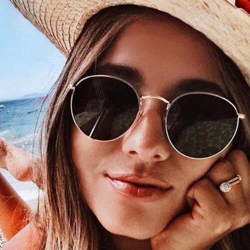 Vintage Oval Classic Designer Brand Sunglasses Women/Men Eyeglasses Street Beat Shopping Mirror Oculos De Sol Gafas UV400