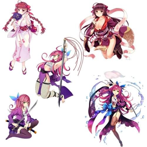 Three Ratels CA52 YOKAI WIKI Waterproof Game stickers for car hood laptop gift Motocycle Anime decals for gabinete gamer