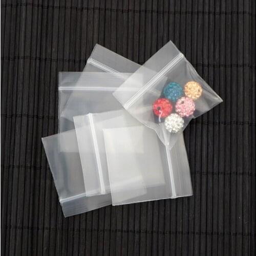 High Quality 100pcs/lot 3.5x4cm Small Clear Bags Ziplock Reclosable Bags Packing Plastic Bags Gifts Bag