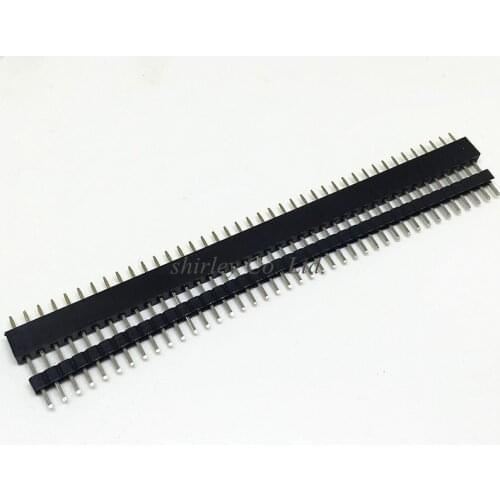 20PCS/Lot 1X40 Pin 2 mm Single Row Female 10PCS + Male 10PCS 2.0MM Pin Header connector 1*40P