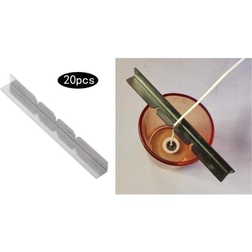 20PCS Stainless Steel Candle Wicks Holder Centering Device DIY Handmade Candle Making Tools Home Decor