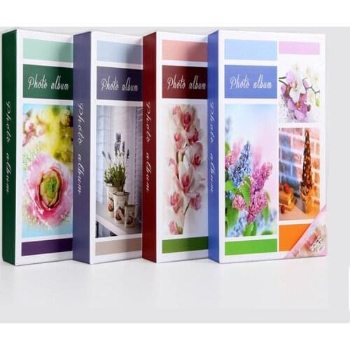 300 Sheets Interleaf Type Scenery Family Photo Album Scrapbook 6 Inch Classical Cartoon Photo Album Kid Gift scrapbooking album