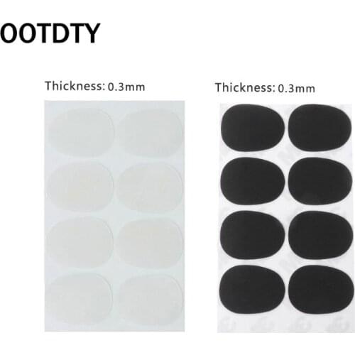 OOTDTY 8pcs Treble/Alto/Tenor Saxophone Clarinet Mouthpiece Patches Pads Cushions 0.3mm