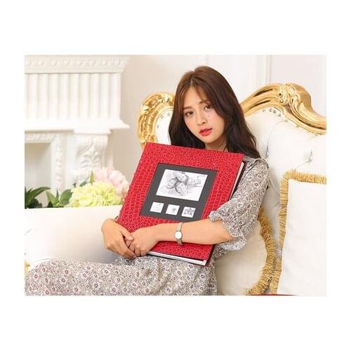 Album leather 6 inch plastic 6 inch 600 large capacity leather family children baby growth album