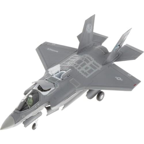 American Fighter Aircraft II 1:72th Die-cast Display Model with Stand for Decoration or Gift