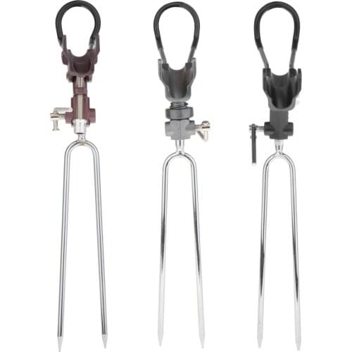 Automatic Fishing Rod Holder for Ground Support Stand, Full Stainless Steel