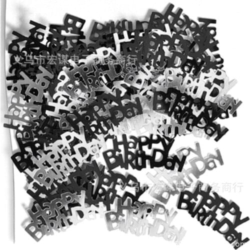 Birthday Numbers 18 30 40 Happy Birthday Confetti Party Wedding Decoration Sparkle Sequin Brithday Party Decoration DE21