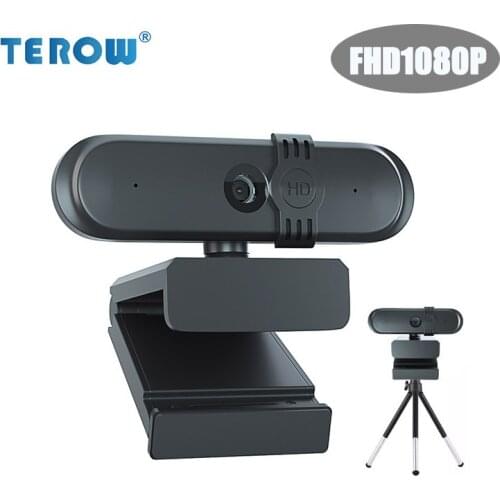 Cheap! Webcam 1080P 30FPS Autofocus Driver-free Live Camera Built-in Microphone Night Vision Function CMOS Sensor USB Camera