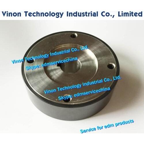 F414 F414C Capstan Roller (White/Black Ceramic+SUS) edm spare parts Ø80x17x25t mm A290-8112-X383 for 0iA,0iB,1iA,1iB,1iC series