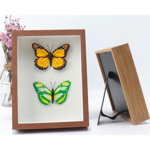 DIY Specimen Photo Frame Depth 3cm For Displaying Three-Dimensional Works Nordic Artificial Wood Picture Frame Photo Decor