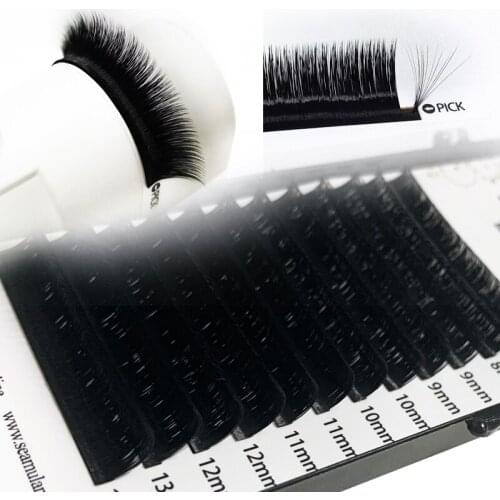 Seamulan volume easy blooming faux mink lashes brown lashes magnetic eyelashes False Eyelash Extension makeup