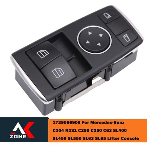 For Mercedes-Benz 1729056800 C204 R231 C250 C350 C63 SL400 SL450 SL550 SL63 SL65 Master Window Switch Lifter Console