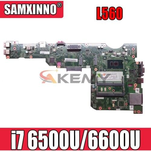 AILL1/L2 LA-C421P mainboard For Lenovo Thinkpad L560 Laptop Motherboard With i7 6500U 6600U DDR3 100% tested fully work