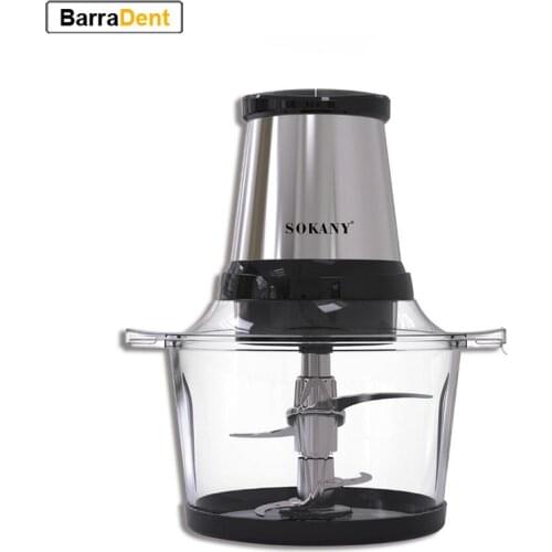 2L 800W Capacity Meat Grinder Food Chopper Stainless Kitchen Electric Chopper Meat Grinder Shredder