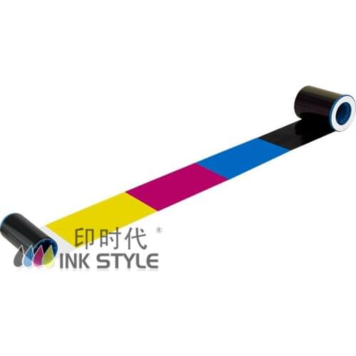 Pack of 2pcs Generic 800015-440 YMCKO Color Ribbon 200 images for Zebra P310i P320i P330i P420i P430i P520i Card Printer