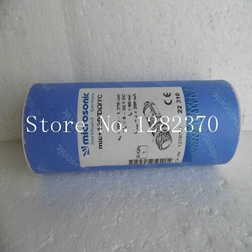 New German original authentic Microsonic ultrasonic sensor switch mic + 130 / DD / TC spot