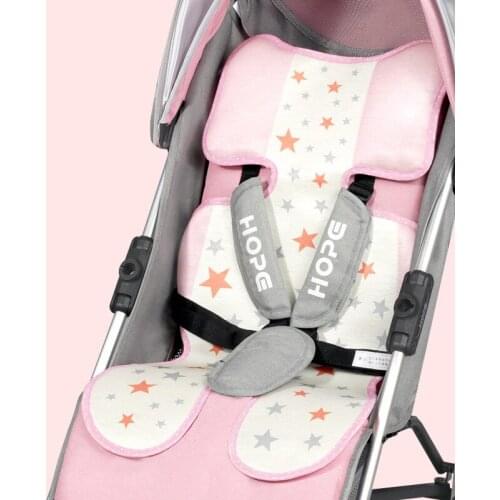 Baby Mat Summer Baby Stroller Cool Mat Seat Cushion Infant Ice Silk Cooling Pram Safety Seat Pad Mats Stroller Accessories