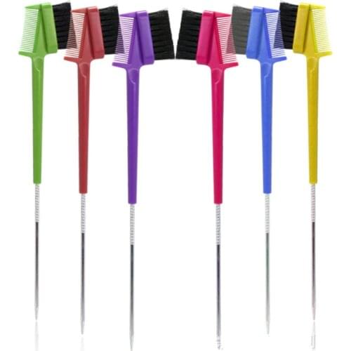 1/3PCS Dye HairBrush Edge Double Sided Comb Hair Control Brush Gel Smooth Dropshipping 2020 Best Selling Products