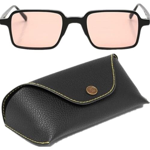 2021Summer Johnny Depp Sungasses UV400 Unisex Eyeglasses Small Rectangular Plank Fullrim SHIN Goggles 50-22-145 for Accustomized