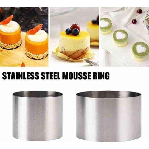 1 PC Mousse Ring Round Mould Mousse Cake Edge Collar Film Kitchen Accessory DIY Baking Tools Cakes Dessert Decorating Tools