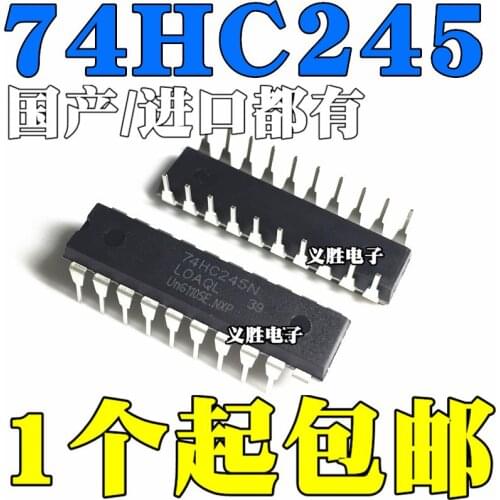 10 pçs/lote/74HC245 74HC245N SN74HC245N DIP20