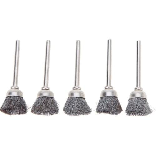 10pcs Stainless Steel Wire Wheel Brushes Set Kit Dremel Accessories for Mini Drill Rotary Tools Polishing dremel Brush