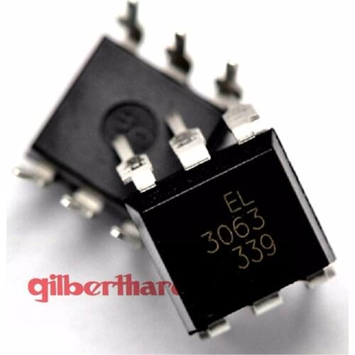 10Pcs Optoisolator Transistor El3063/Moc3063 Trigger Dip-6