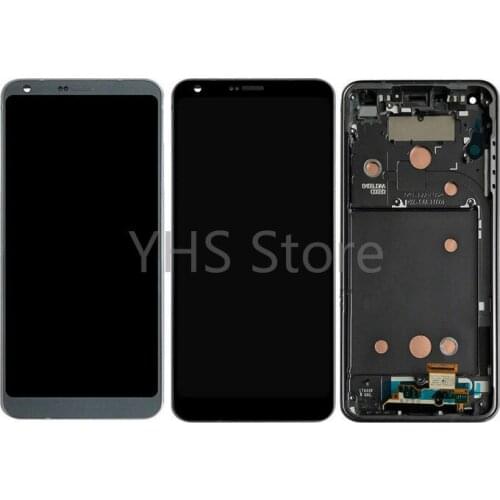 100% tested Screen For 5.7 inch LG G6 LCD Display With frame Touch Screen Digitizer Assembly Replacement Parts Free Shipping