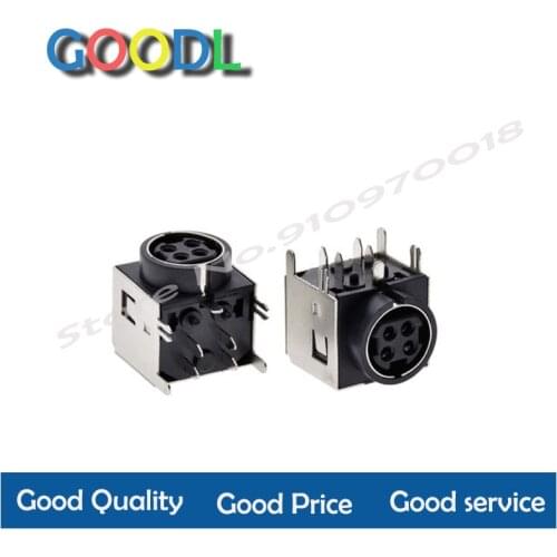 2PCS S-terminal female socket large 4-pin S-terminal DIN-4P terminal socket DIN-422 MPC-4- wiring plug