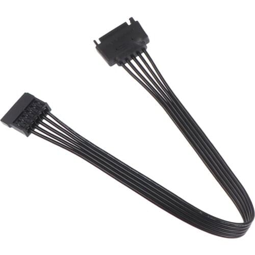 30CM SATA 15pin male to female power cable hdd ssd power supply cable computer connections